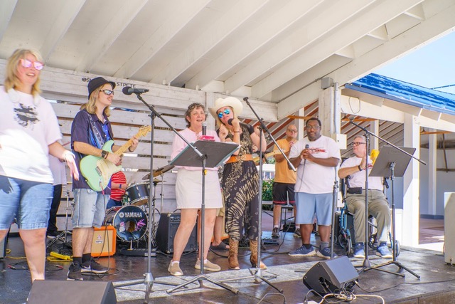 Sunday performers at the reunion